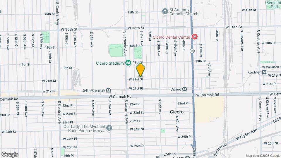 5101 W 21st St Map and Location Details