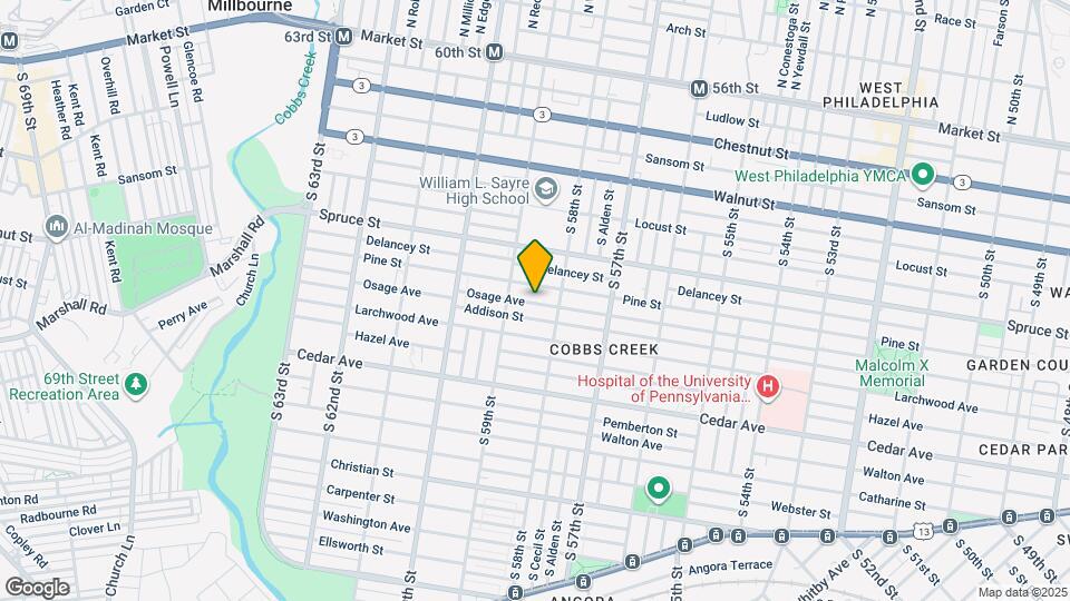 5831 Osage Ave Map and Location Details