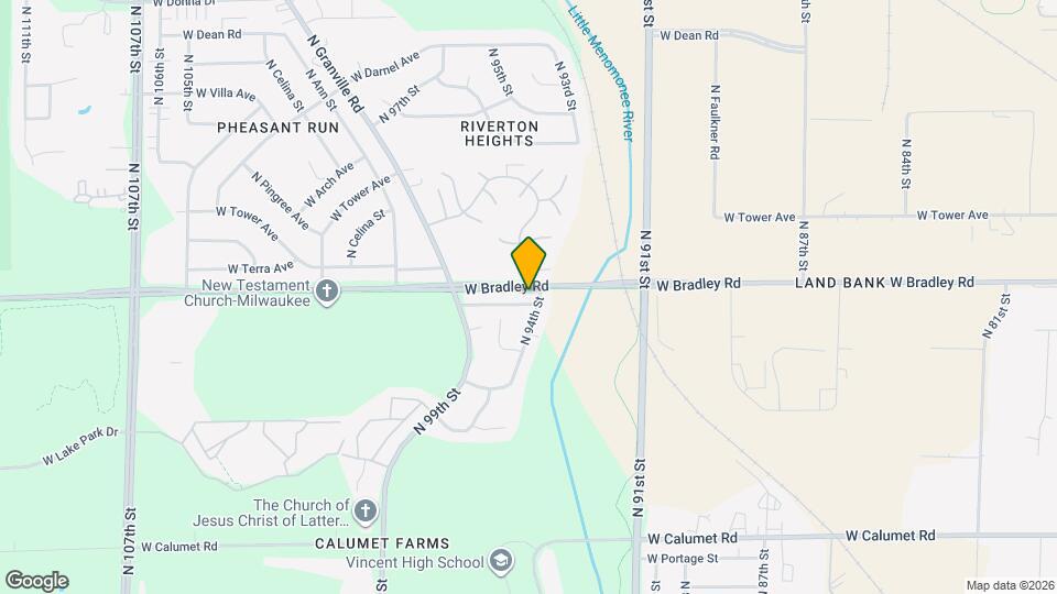 9413 W Bradley Rd Map and Location Details