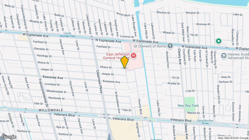 4400 Ithaca St Mapa y Detalles de la Ubicación