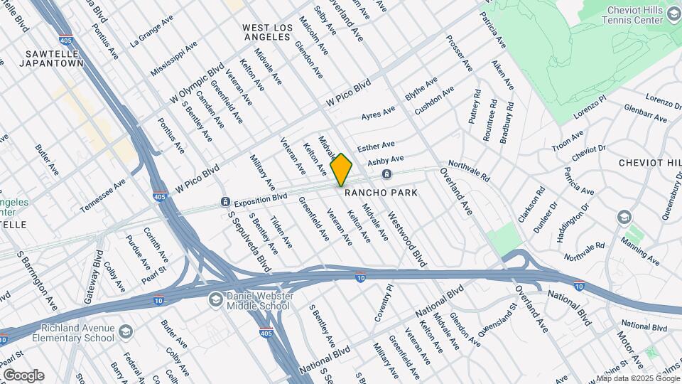 2602 Kelton Ave Mapa y Detalles de la Ubicación