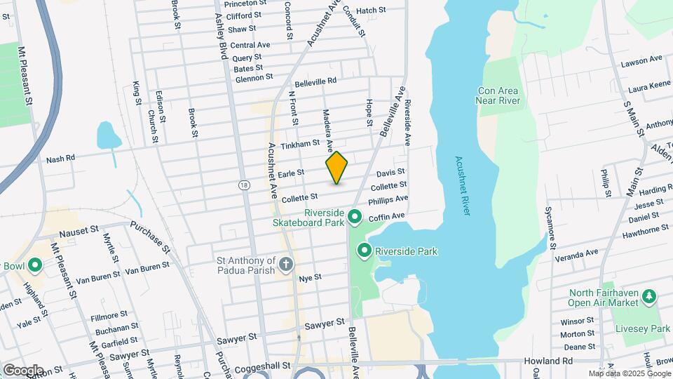 117 Collette St Mapa y Detalles de la Ubicación