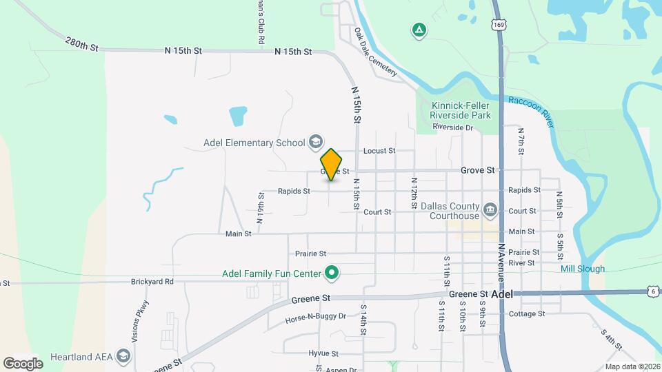 1526 Rapids St Map and Location Details