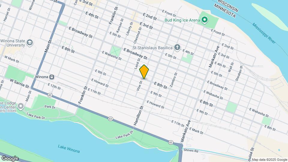 507 E 8th St Mapa y Detalles de la Ubicación