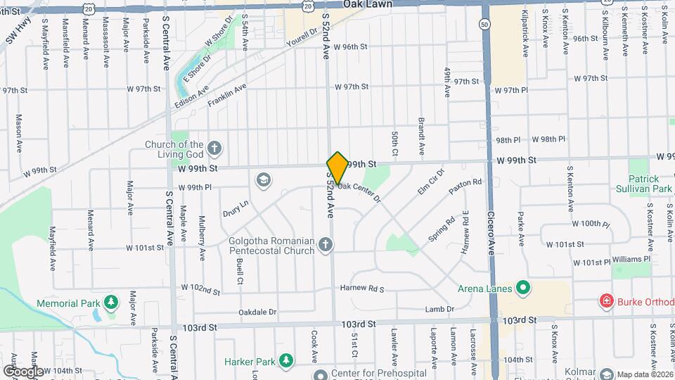 5141 Oak Center Dr Map and Location Details