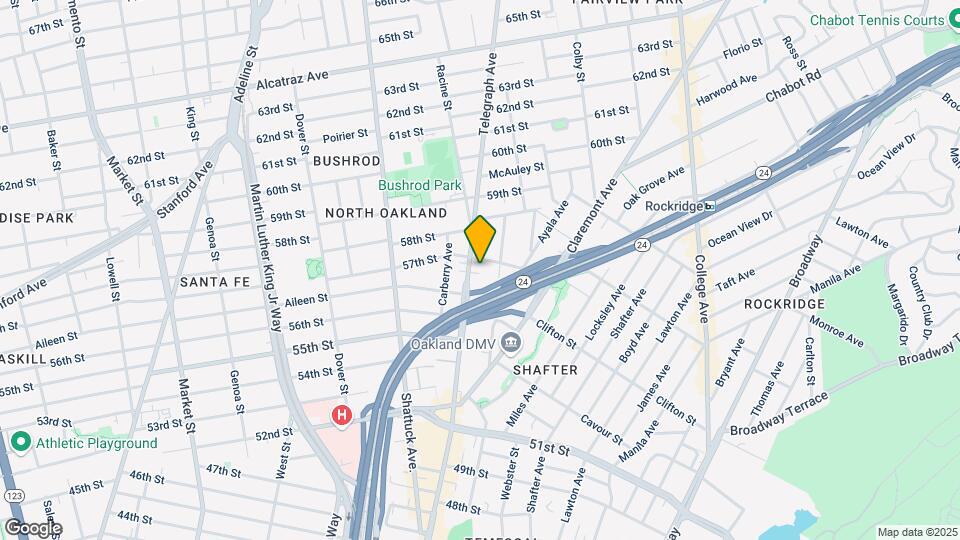 5670-5678 Telegraph Ave Map and Location Details