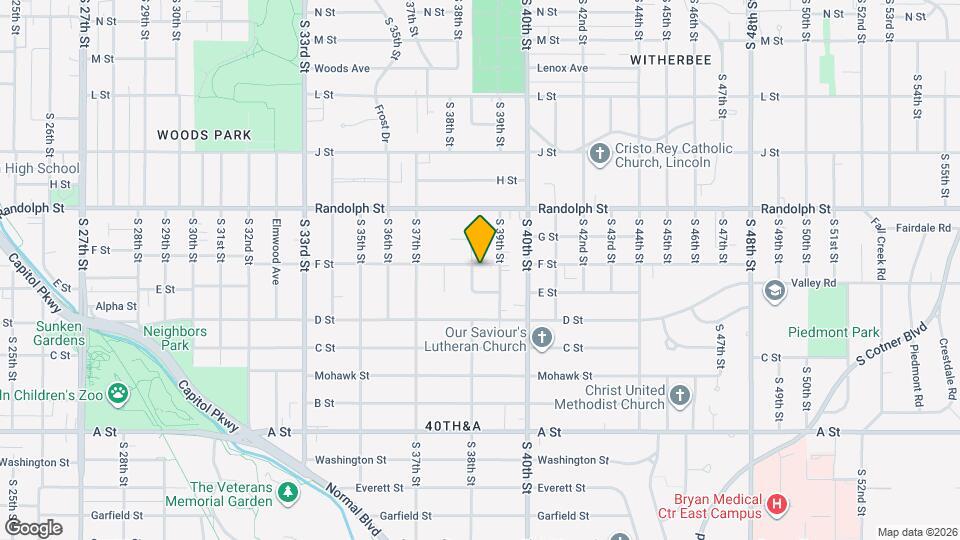 3801 F St Map and Location Details