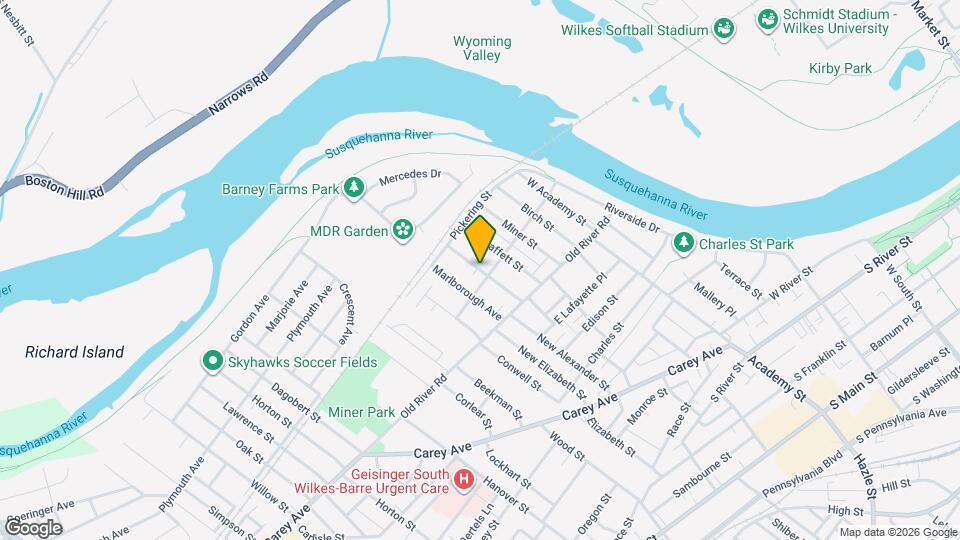 58 Amherst Ave Map and Location Details