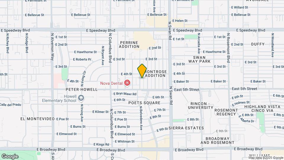 644 N Belvedere Ave Map and Location Details