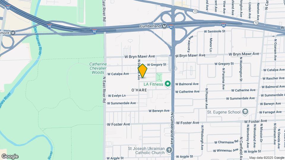 8550 W Gregory St Map and Location Details