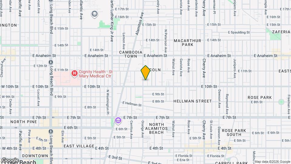 1020 Orange Ave, Unit 1020 Orange ave Mapa y Detalles de la Ubicación