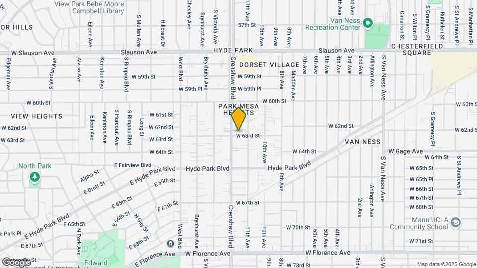3321 W 63rd St Mapa y Detalles de la Ubicación