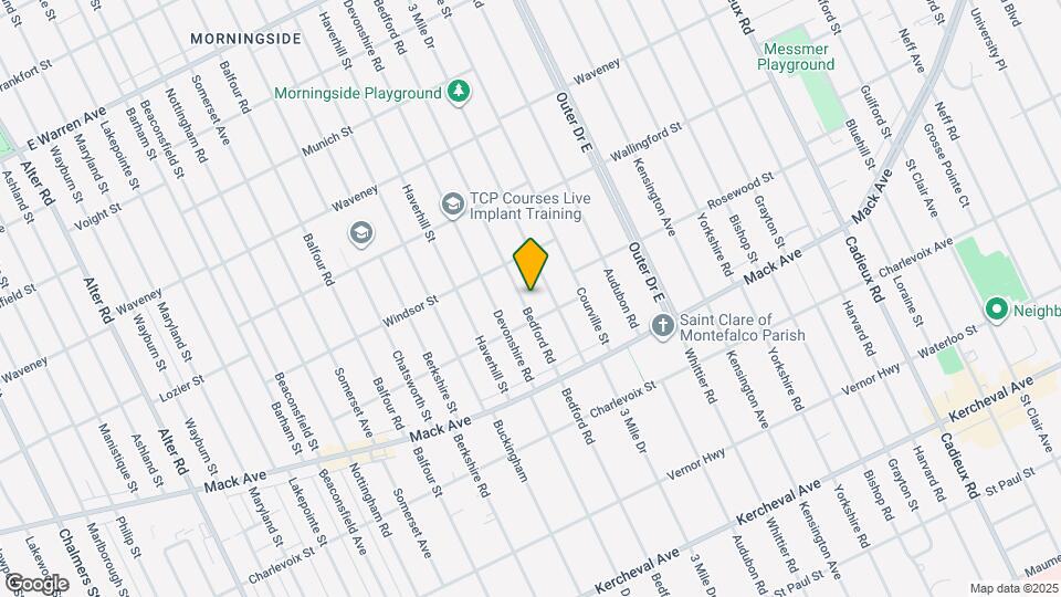 3638 Bedford St Map and Location Details