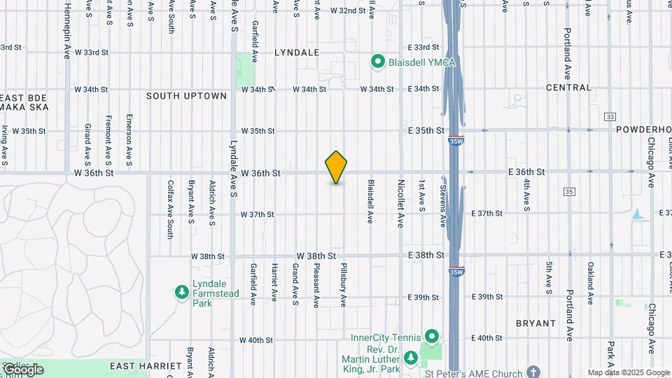 3620 Pillsbury Ave Map and Location Details