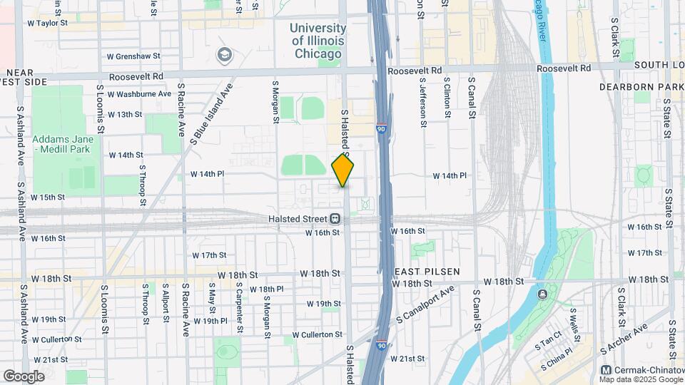 1500 S Halsted St Map and Location Details