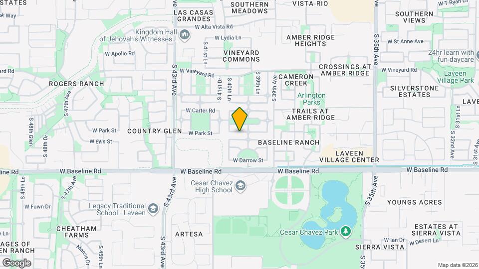 4013 W Park St Map and Location Details