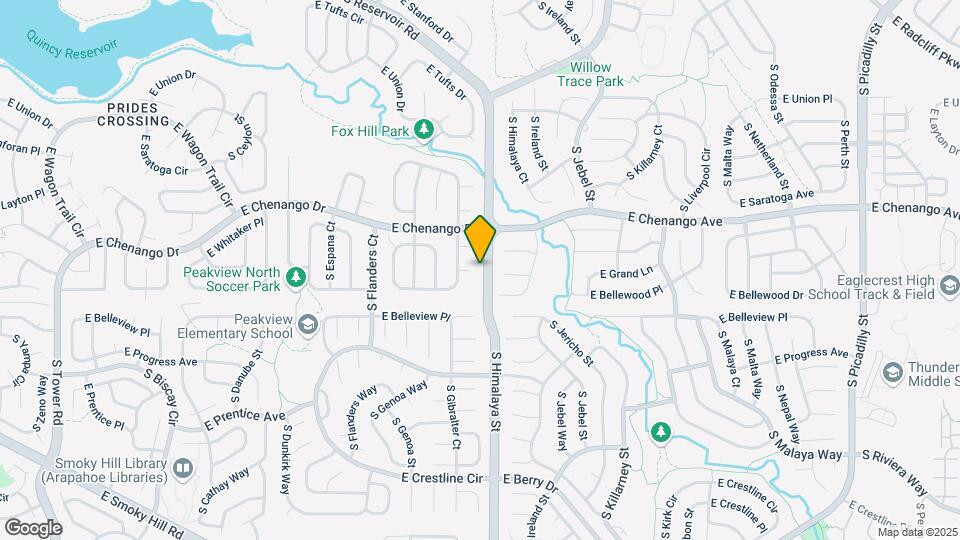20022 E Bellewood Ln Map and Location Details