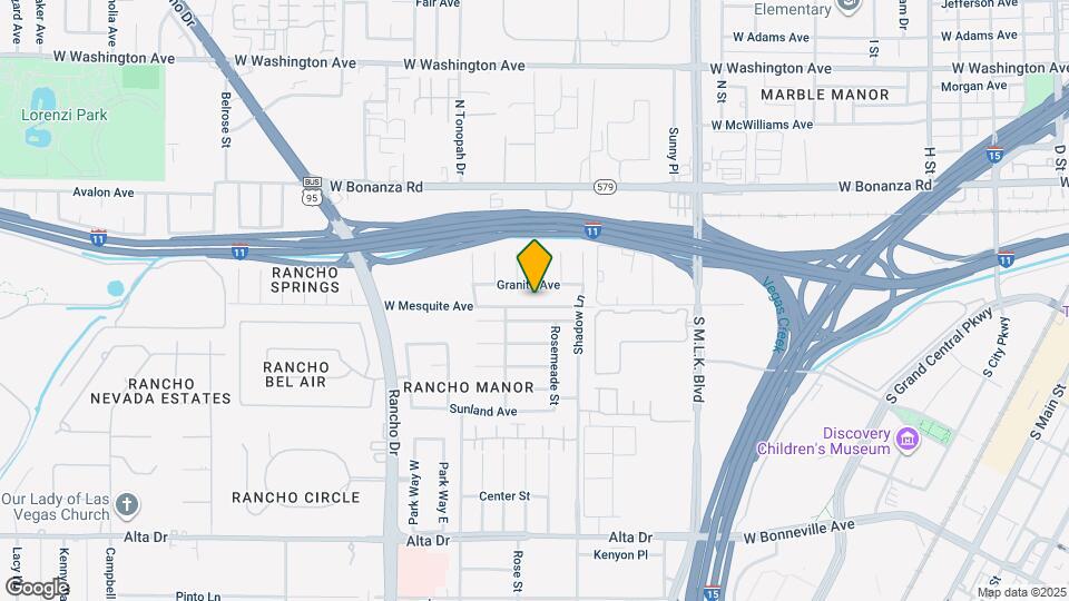 1904 W Mesquite Ave Map and Location Details