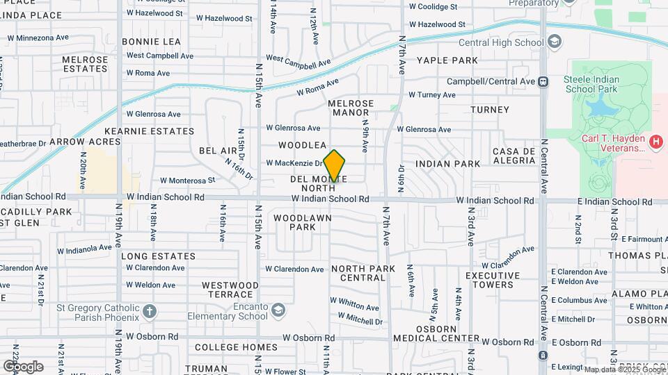 4119 N 11th Ave-Unit -1 Map and Location Details