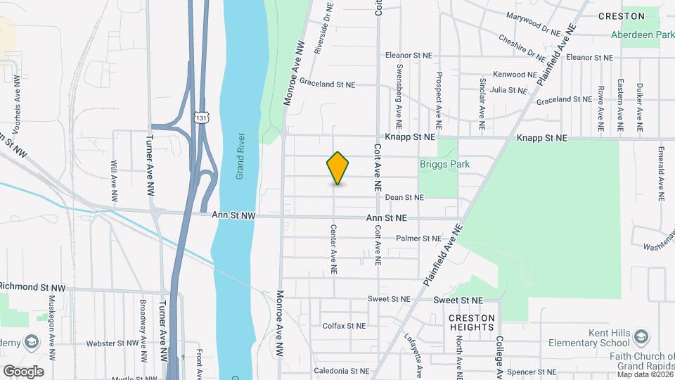 101 Dean St NE Map and Location Details