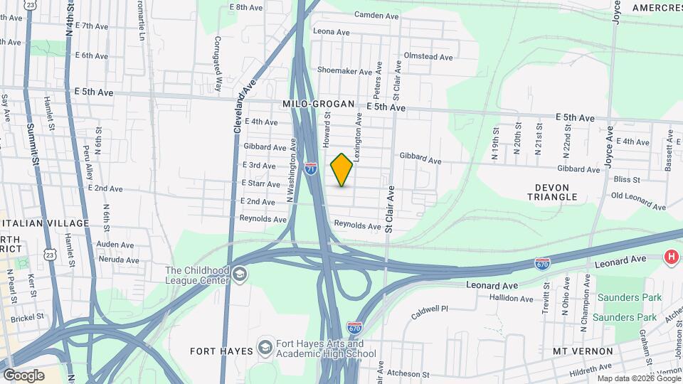 791-793-793 E Starr Ave Map and Location Details