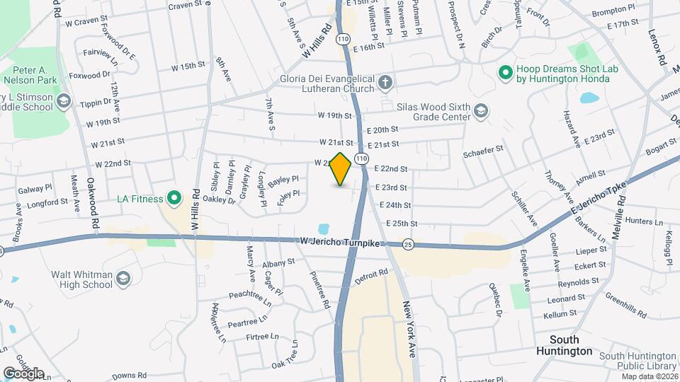 10 W 23rd St Map and Location Details