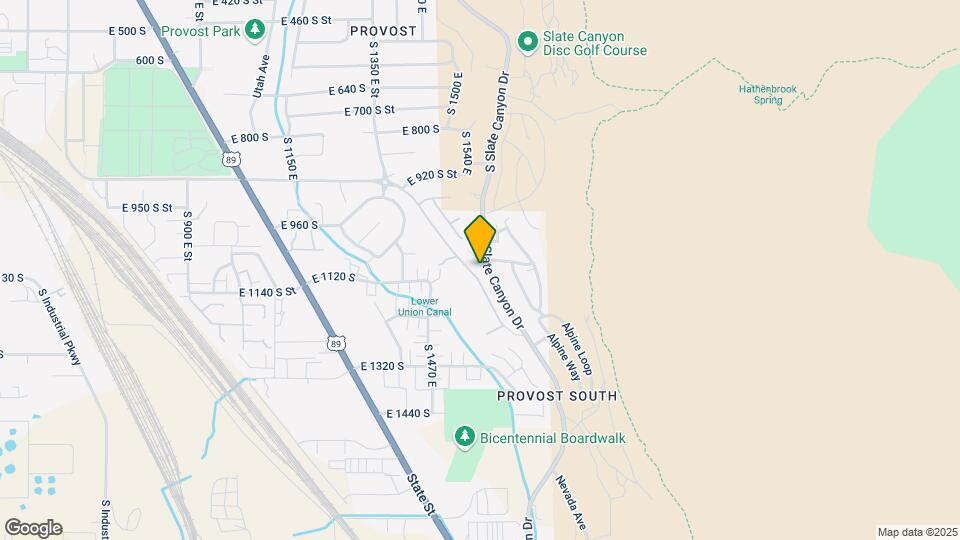 1096 S Slate Canyon Dr Map and Location Details