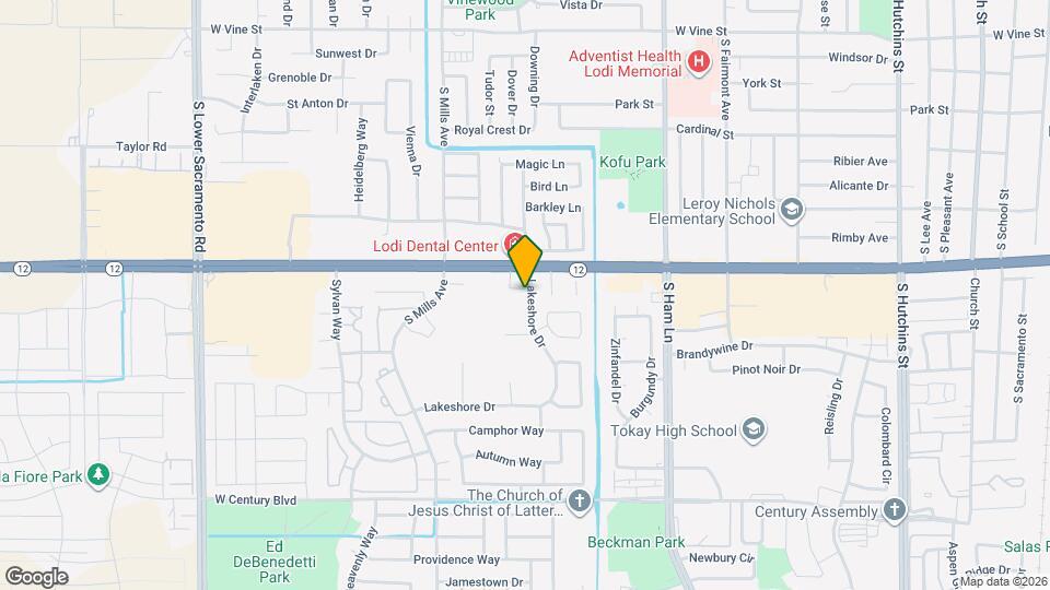 1451 Lakeshore Dr Map and Location Details