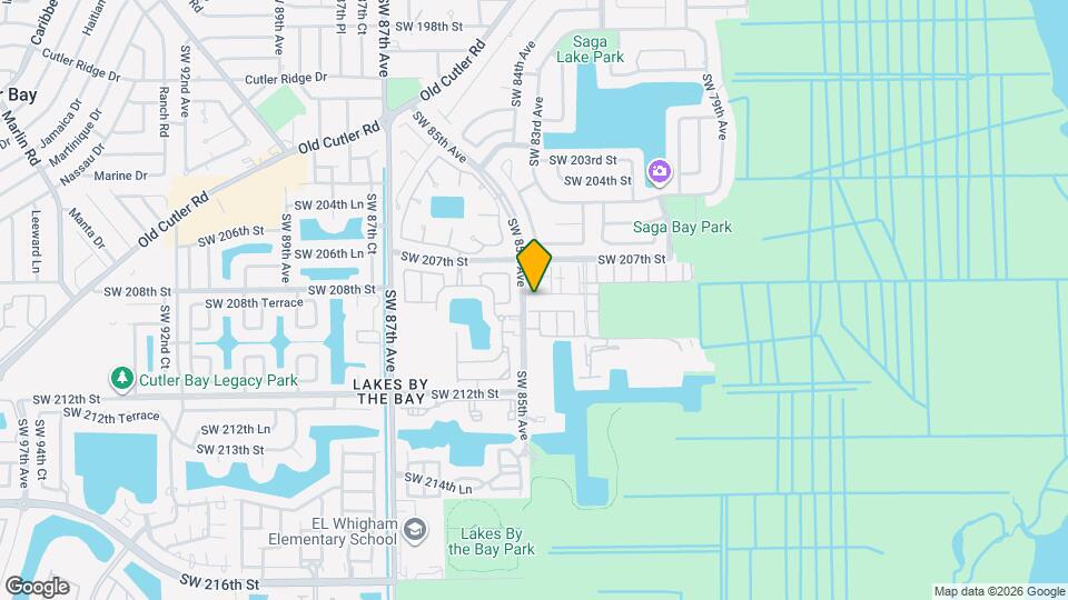 8420 SW 208th Terrace Map and Location Details