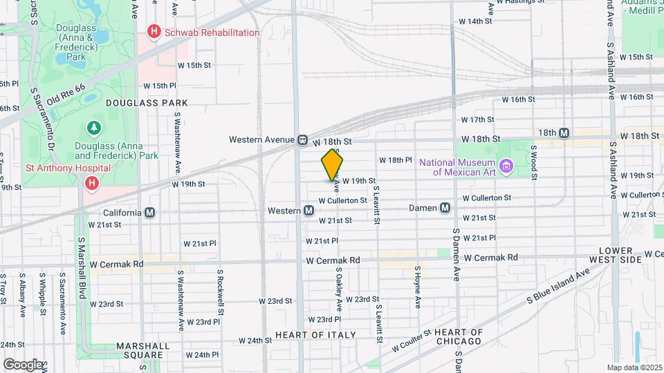 2303 W 19th St Map and Location Details