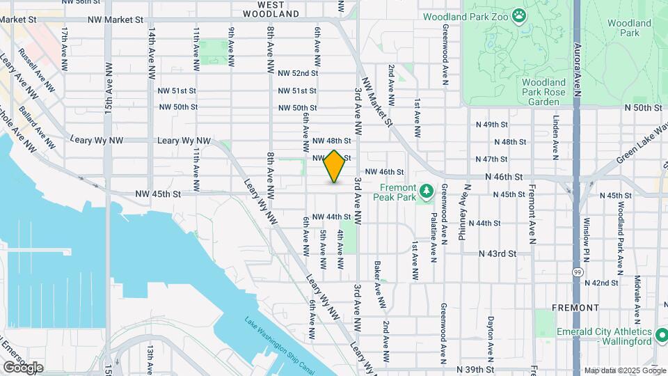 400 NW 45th St Map and Location Details
