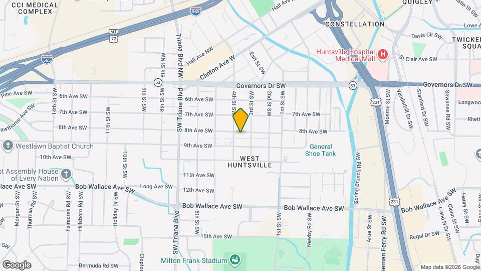 2813 8th Ave SW Map and Location Details