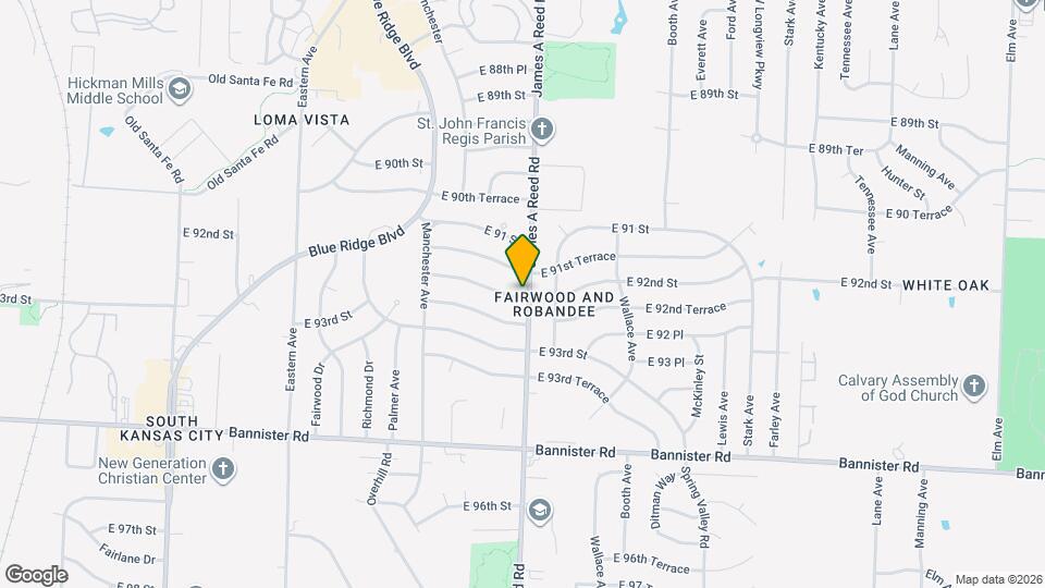 8108 E 92nd St Map and Location Details