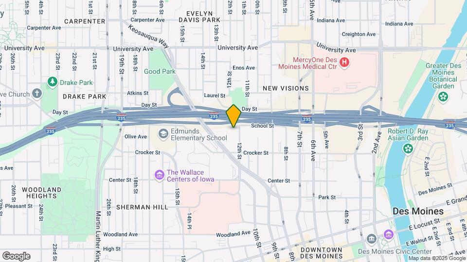 942 12th St Map and Location Details