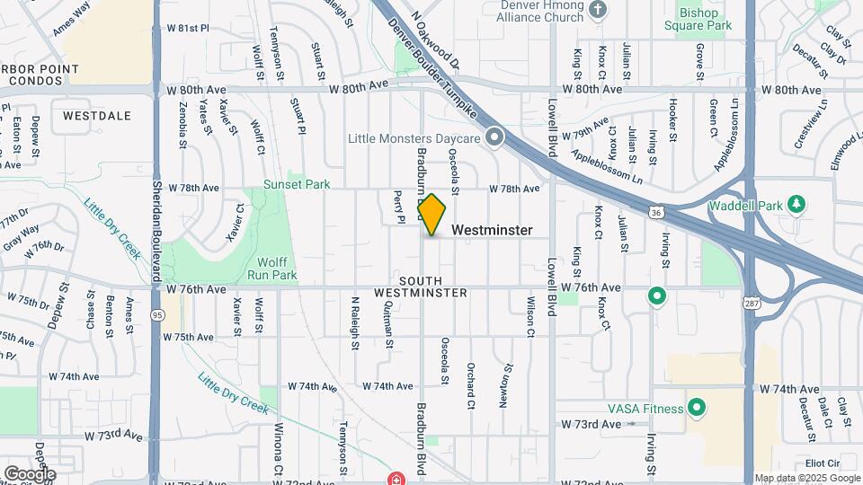 7696 Bradburn Blvd Map and Location Details