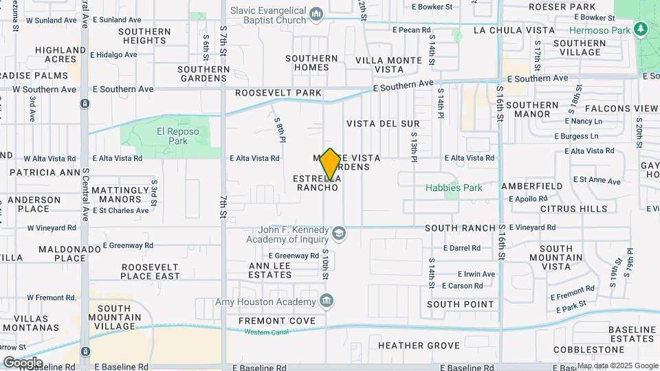 6437 S 10th St Map and Location Details