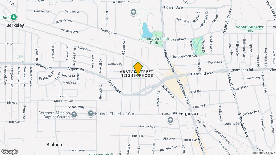 605 Abston St Map and Location Details