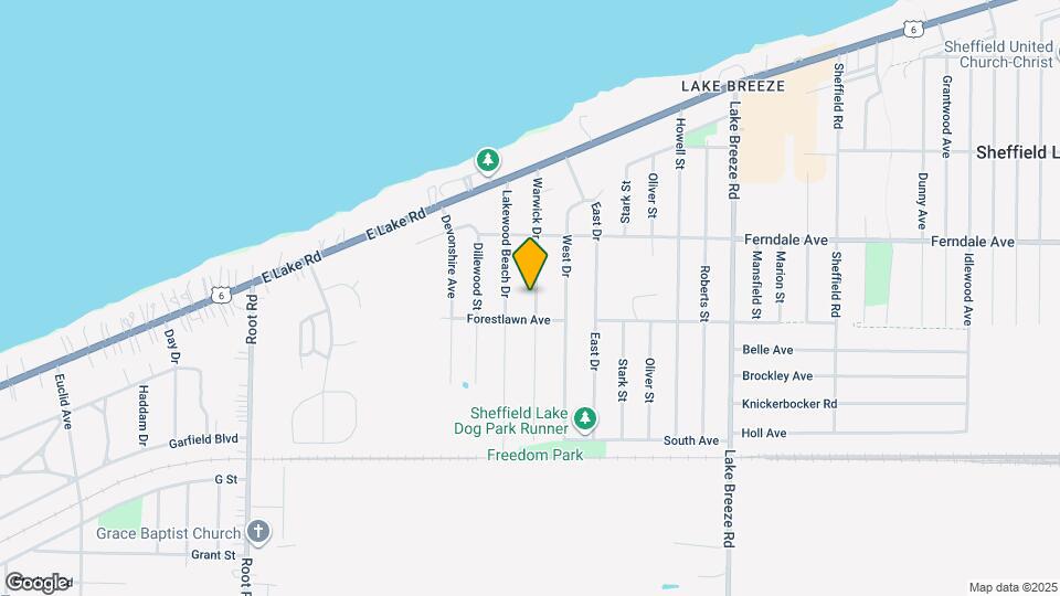 866 Warwick Dr Map and Location Details