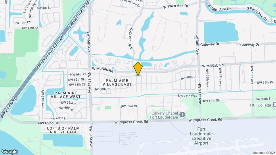 6848 NW 27th Way Mapa y Detalles de la Ubicación