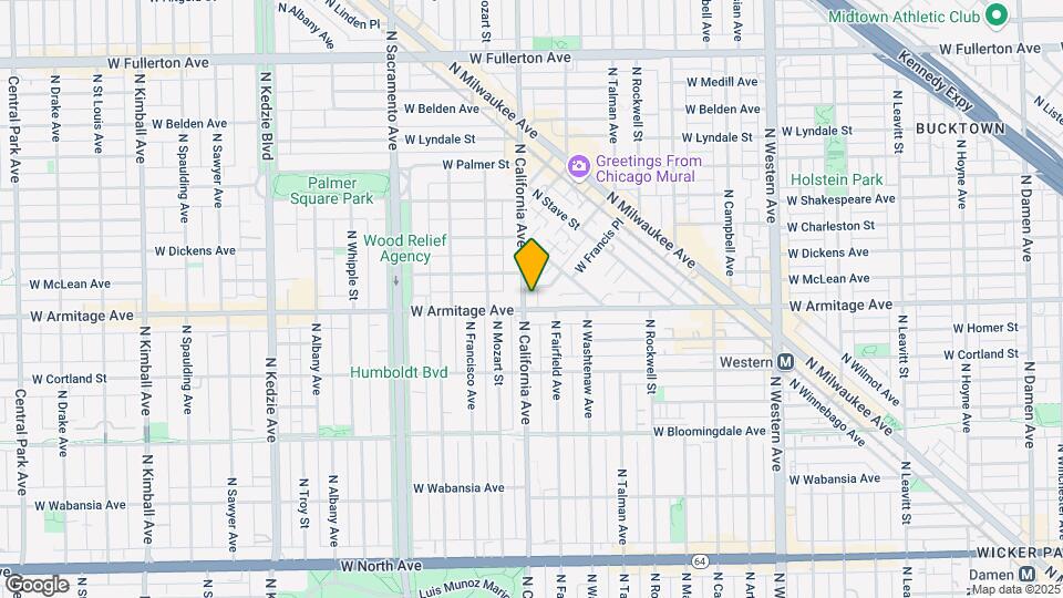 2009 N California Ave Map and Location Details