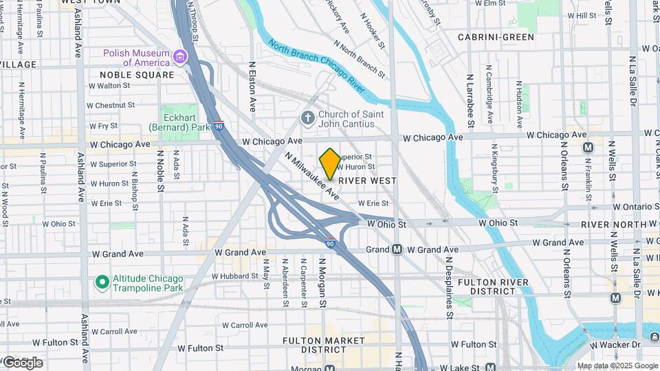 683-685 N Milwaukee Ave Mapa y Detalles de la Ubicación