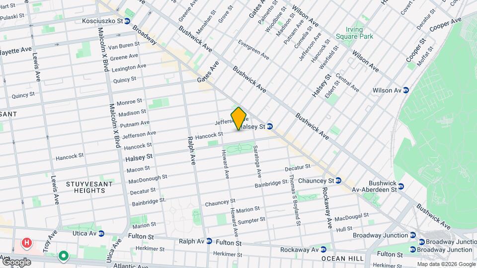 906 Hancock St, Unit Apt 3R Map and Location Details