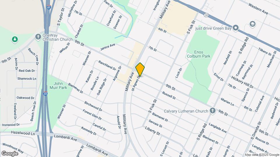 1313 St Agnes Dr Map and Location Details