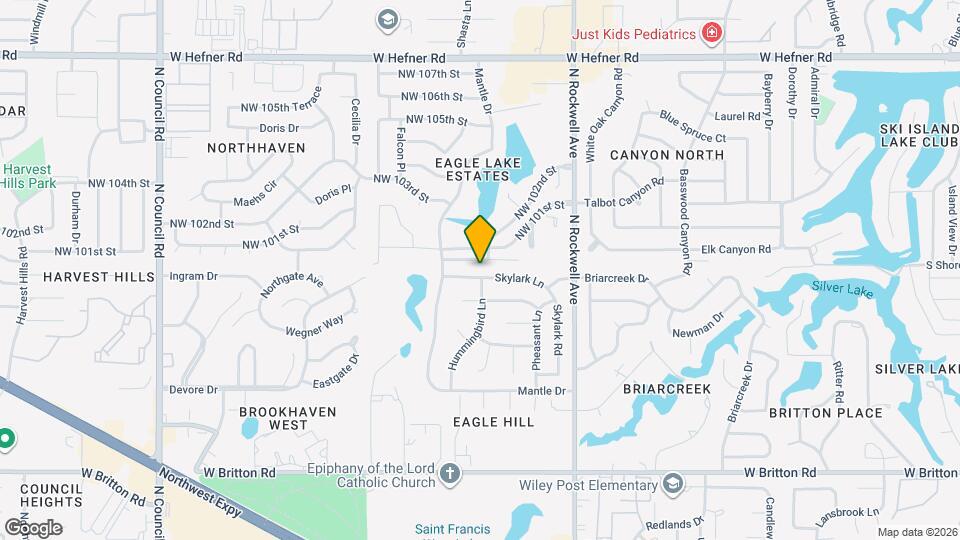 7301 Skylark Ln Map and Location Details