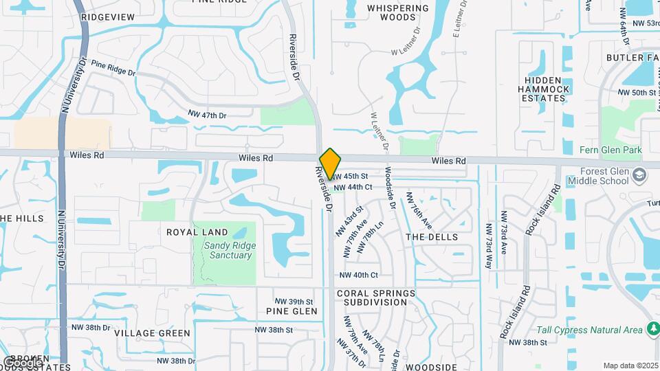 8071 NW 44th Ct Map and Location Details