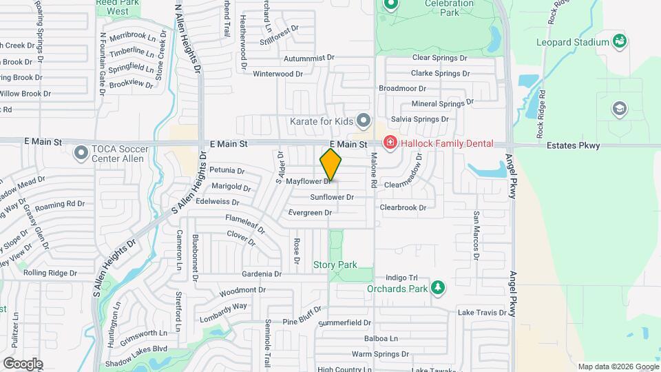 1528 Mayflower Dr Map and Location Details