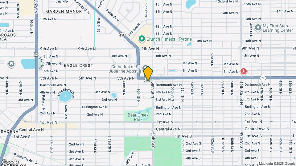 5817 Dartmouth Ave N Map and Location Details