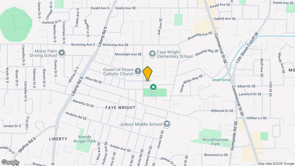 405 McKinley St SE Map and Location Details