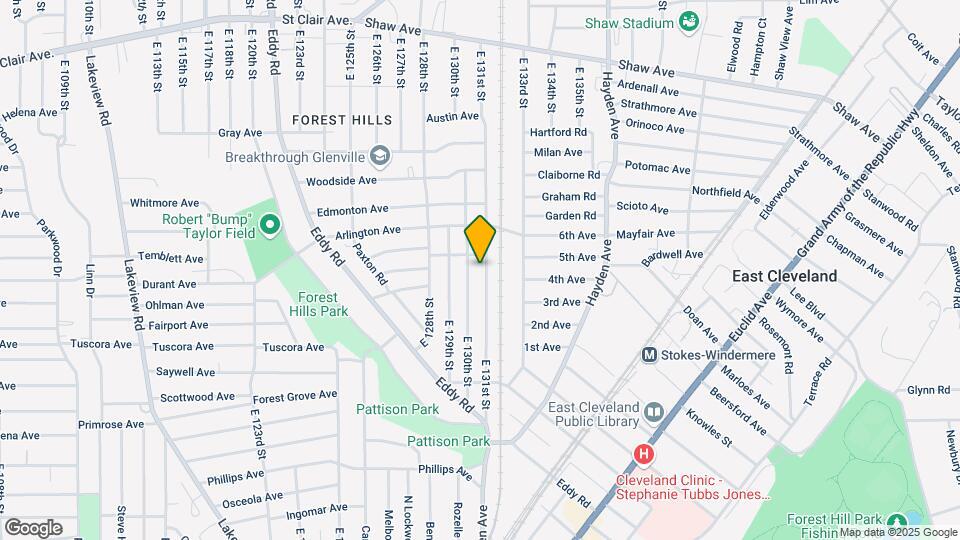 884 E 131st St, Unit #2 Mapa y Detalles de la Ubicación