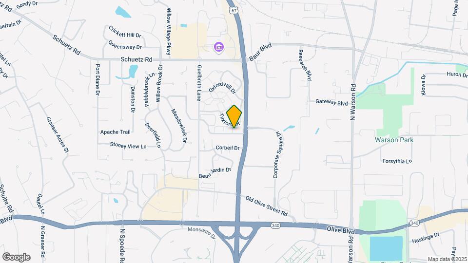 10328 Forest Brook Ln Map and Location Details